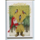 Magnet -  Tomte with Sheaf of Wheat